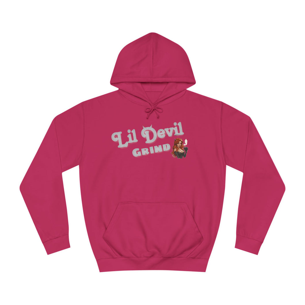 Hoodie - Lil Devil Grind Coffee College Hoodie