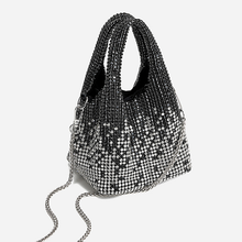 Load image into Gallery viewer, Dinner Bag Full Diamond Women Handbag Rhinestone Bucket Bag Shoulder Crossbody Women Bag King Diamond Bag
