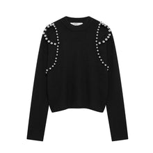 Load image into Gallery viewer, Winter Women Clothing Ball Decoration Long Sleeve round Neck Sweater
