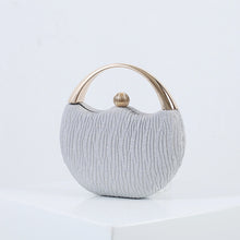 Load image into Gallery viewer, Retro Glittering Powder Portable Cocktail Bag Arc Dinner Bag Beaded Bag Evening Bag
