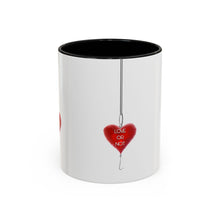 Load image into Gallery viewer, Mug Love or Not Valentine Accent Coffee Mug (11, 15oz)
