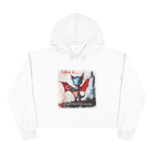 Load image into Gallery viewer, Dragon Love Crop Hoodie - Valentine&#39;s Day Gift
