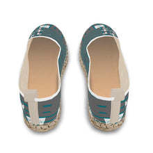 Load image into Gallery viewer, #430 cnl Men’s Loafer Espadrilles grey and teal
