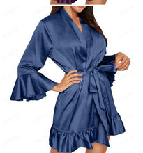 Load image into Gallery viewer, Midnight Charm Sexy Lingerie Sexy Lingerie Nightgown Home Pajamas
