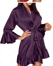 Load image into Gallery viewer, Midnight Charm Sexy Lingerie Sexy Lingerie Nightgown Home Pajamas
