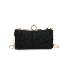 Load image into Gallery viewer, Pleated Dinner Bag Women Bags Cocktail Clutch One Shoulder Crossbody Evening Bags
