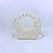 Load image into Gallery viewer, Popular Hand Woven Large Pearl Tote Shoulder Bag Socialite High Grade Dinner Bag
