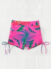 Load image into Gallery viewer, Swimwear Leaf Printed Sexy Bikini Women Hard Bag Split Swimsuit
