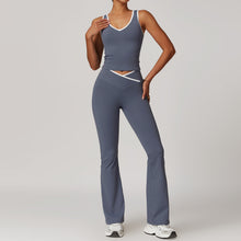 Load image into Gallery viewer, Vest Trousers Blue Gray
