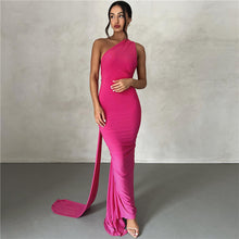 Load image into Gallery viewer, Summer Women Clothing Sexy Backless Halter Sheath Slim Fit Evening Dress Dress for Women
