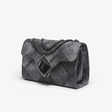 Load image into Gallery viewer, Color Ink Gradient Small Square Bag Personality Rhombus Embossed Chain Messenger Bag
