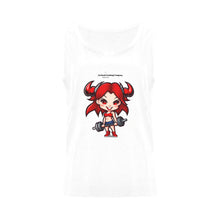 Load image into Gallery viewer, Gildan - Women&#39;s Tank Top - 64200L lil devil fitness print
