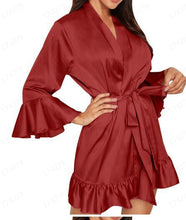 Load image into Gallery viewer, Midnight Charm Sexy Lingerie Sexy Lingerie Nightgown Home Pajamas
