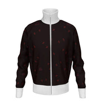 Load image into Gallery viewer, Men’s Tracksuit Jacket black/red swole print
