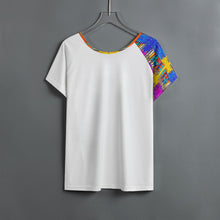 Load image into Gallery viewer, All-Over Print Women&#39;s Round Neck T-shirt With Raglan 222 Sleeve
