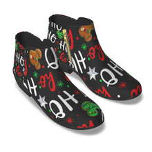 Load image into Gallery viewer, Women&#39;s Fashion Boots 357 Christmas, ho ho ho  print
