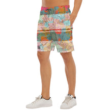 Load image into Gallery viewer, All-Over Print Men&#39;s Beach Shorts With Elastic Waist summer vibes 24
