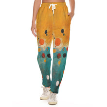 Load image into Gallery viewer, All-Over Print Women&#39;s Casual Pants 252 abstract, circles, print
