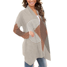 Load image into Gallery viewer, All-Over Print Women&#39;s Cardigan With Long Sleeve 192
