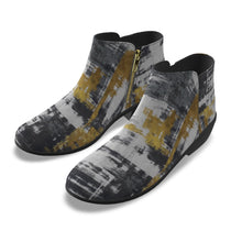 Load image into Gallery viewer, Men&#39;s Fashion Boots gold, and gray with white theme, 59
