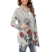 Load image into Gallery viewer, All-Over Print Women&#39;s Cardigan With Long Sleeve 197
