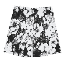 Load image into Gallery viewer, All-Over Print Men&#39;s Beach Shorts With Elastic Waist summer vibes b/w print flowers
