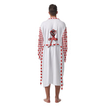 Load image into Gallery viewer, All-Over Print Men&#39;s Heavy Fleece Robe X10 cityboy, print
