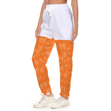 Load image into Gallery viewer, All-Over Print Women&#39;s Casual Pants 246 orange pumpkins, print
