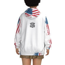 Load image into Gallery viewer, All-Over Print Unisex Pullover Hoodie | 310GSM Cotton 1776 American themed
