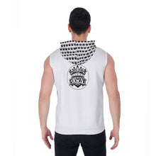 Load image into Gallery viewer, All-Over Print Men&#39;s Zipper-Up Sleeveless Hoodie go hard fitness
