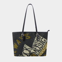 Load image into Gallery viewer, Women&#39;s Tote Bag | PU 308 music, theme, print
