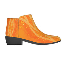 Load image into Gallery viewer, Women&#39;s Fashion Boots 338 Yellow abstract pattern
