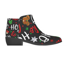 Load image into Gallery viewer, Women&#39;s Fashion Boots 357 Christmas, ho ho ho  print
