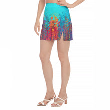 Load image into Gallery viewer, All-Over Print Women&#39;s Side Split Hip Skirt summer vibes
