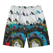 Load image into Gallery viewer, All-Over Print Men‘s Beach Shorts With Lining summer vibes colorful DJ print
