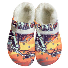 Load image into Gallery viewer, Mc#1 Men&#39;s Classic Clogs with Fleece motorcycle print
