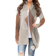 Load image into Gallery viewer, All-Over Print Women&#39;s Cardigan With Long Sleeve 192
