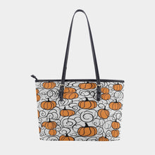 Load image into Gallery viewer, Women&#39;s Tote Bag | PU  316 pumpkin print
