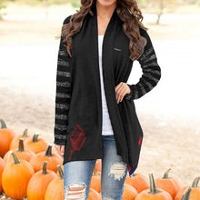 Load image into Gallery viewer, All-Over Print Women&#39;s Cardigan With Long Sleeve music
