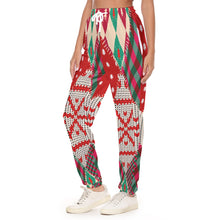 Load image into Gallery viewer, All-Over Print Women&#39;s Casual Pants 244 Christmas print
