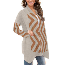 Load image into Gallery viewer, All-Over Print Women&#39;s Cardigan With Long Sleeve 188
