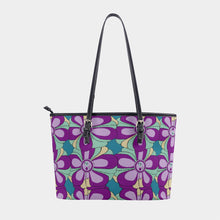 Load image into Gallery viewer, Women&#39;s Tote Bag | PU 330 purple print
