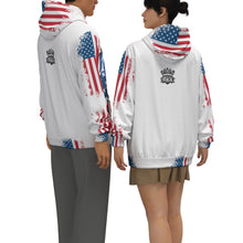 Load image into Gallery viewer, All-Over Print Unisex Pullover Hoodie | 310GSM Cotton 1776 American themed
