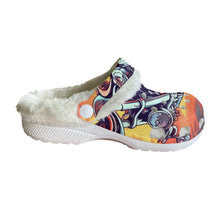 Load image into Gallery viewer, Mc#1 Men&#39;s Classic Clogs with Fleece motorcycle print
