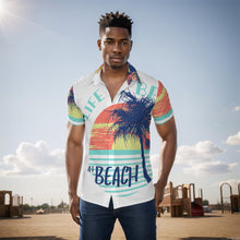 Load image into Gallery viewer, All-Over Print Men&#39;s Shirt  J 48 beach print
