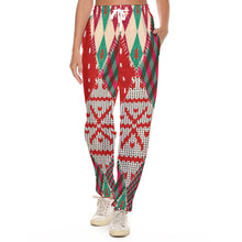 Load image into Gallery viewer, All-Over Print Women&#39;s Casual Pants 244 Christmas print
