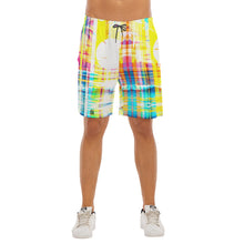 Load image into Gallery viewer, All-Over Print Men&#39;s Beach Shorts With Elastic Waist summer vibes sunset abstract
