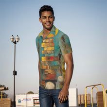 Load image into Gallery viewer, All-Over Print Men&#39;s Shirt multicolored abstract J 52
