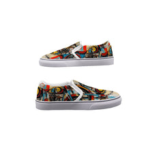 Load image into Gallery viewer, So#50 Men&#39;s Slip On Sneakers, motorcycle print
