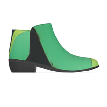 Load image into Gallery viewer, Women&#39;s Fashion Boots55 green in lime  print
